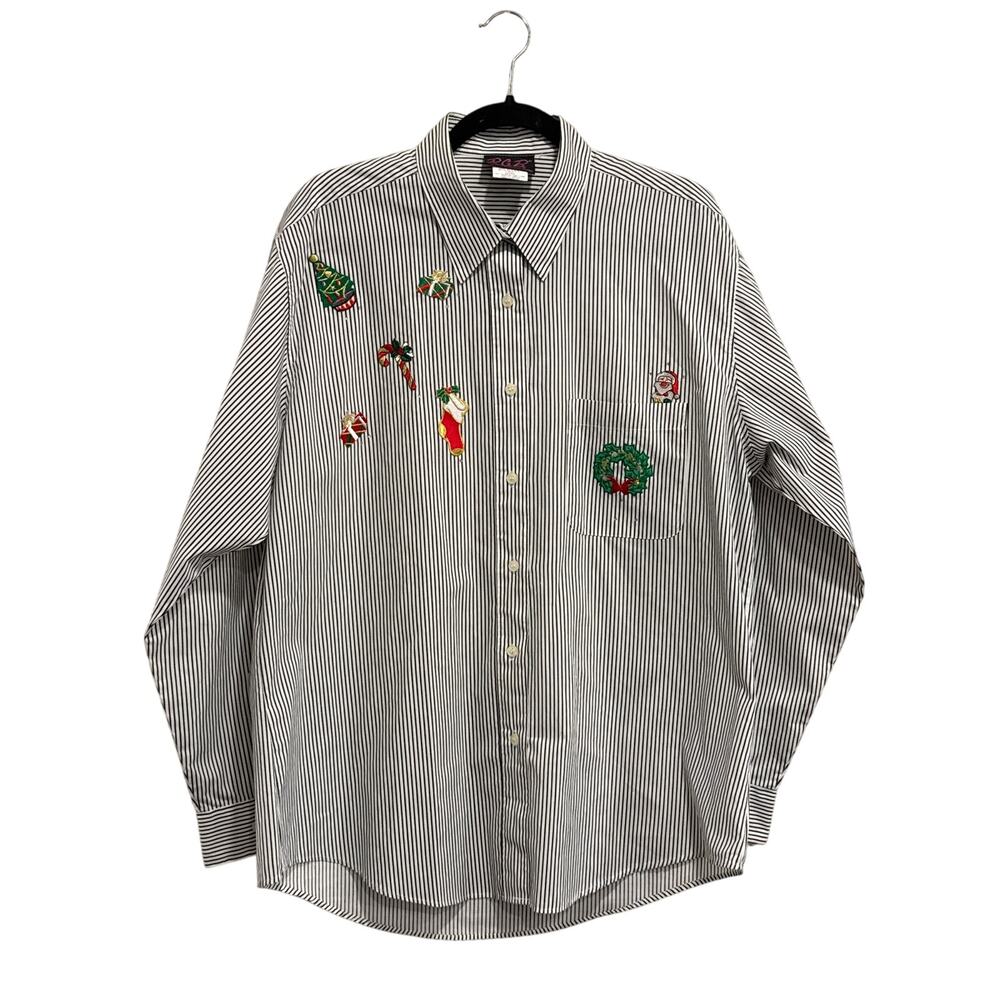 Vintage PGB Button Up Christmas Shirt